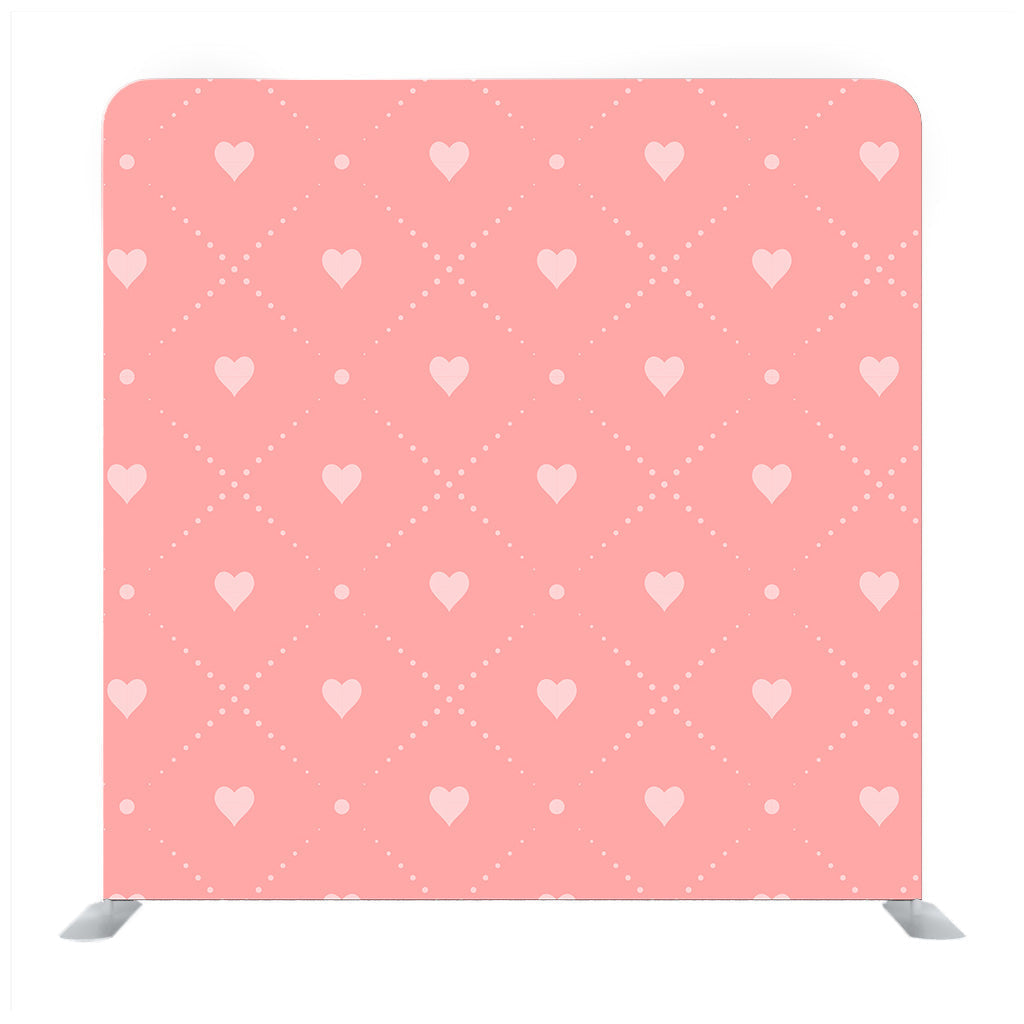 Flat design endless  of tiny heart pattern Backdrop - Backdropsource