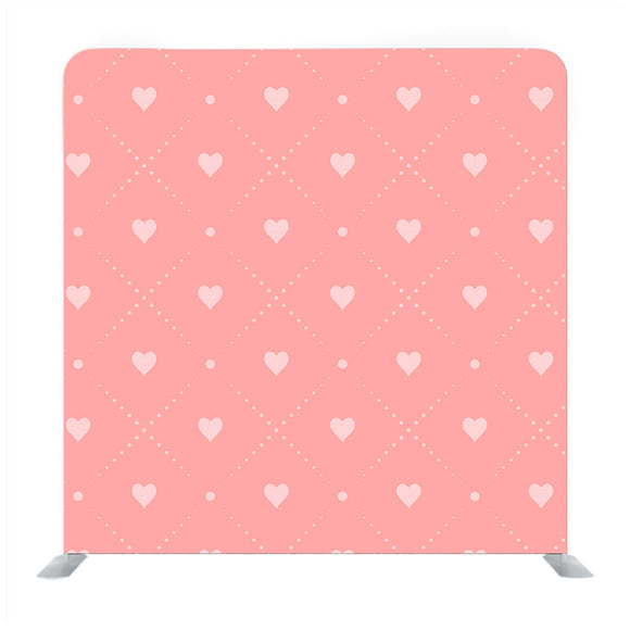 Flat design endless  of tiny heart pattern Backdrop - Backdropsource
