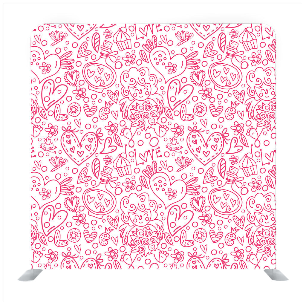 Floral print texture  Media wall - Backdropsource