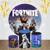 Fortnite Game Character Themed Event Party Round Backdrop Kit - Backdropsource