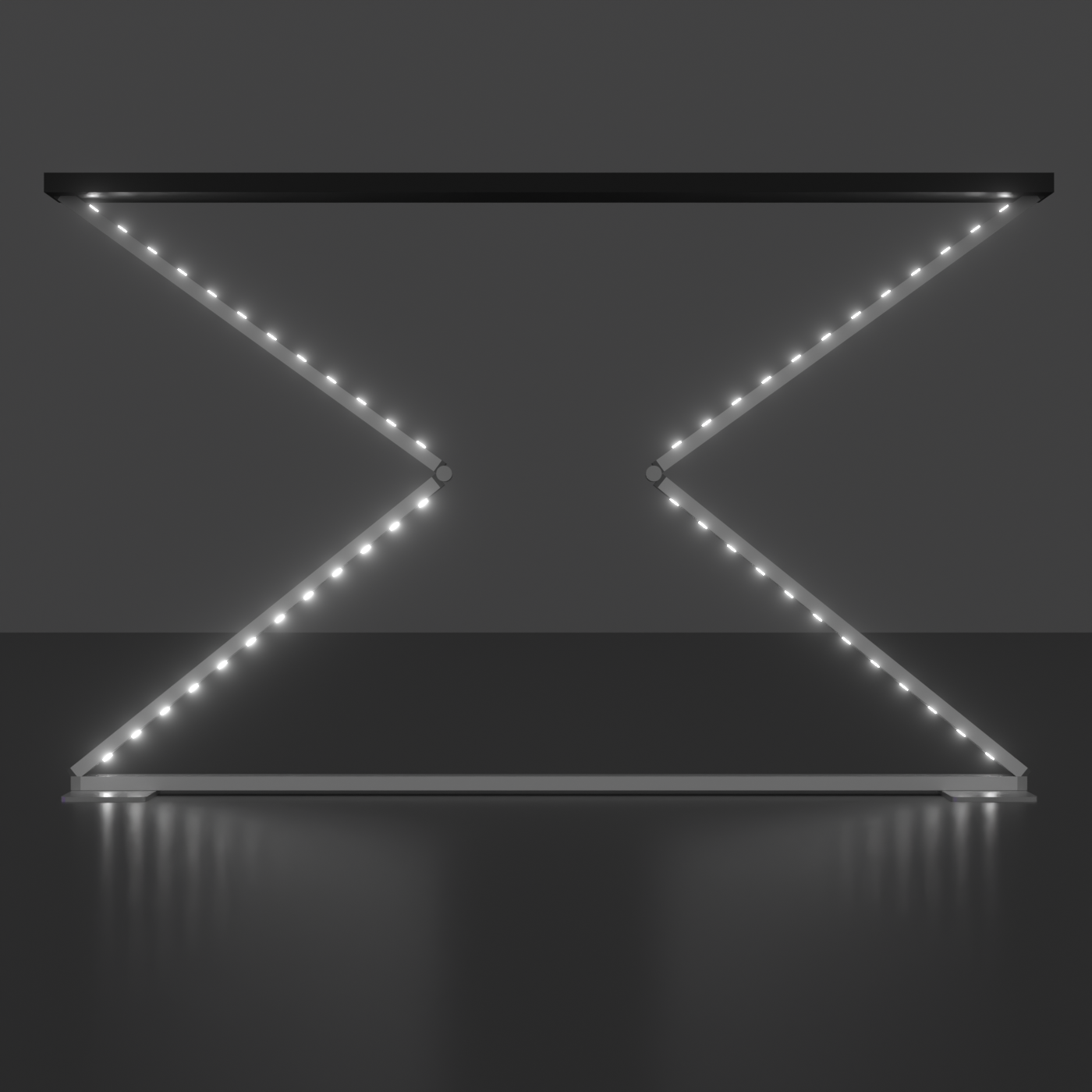 Mostrador de caja de luz plegable SEG