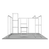 Kits de stand modular de 20 pies x 20 pies - Modelo 01