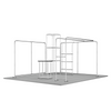 Kits de stand modular de 20 pies x 20 pies - Modelo 01