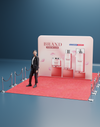 Muro multimedia con accesorios