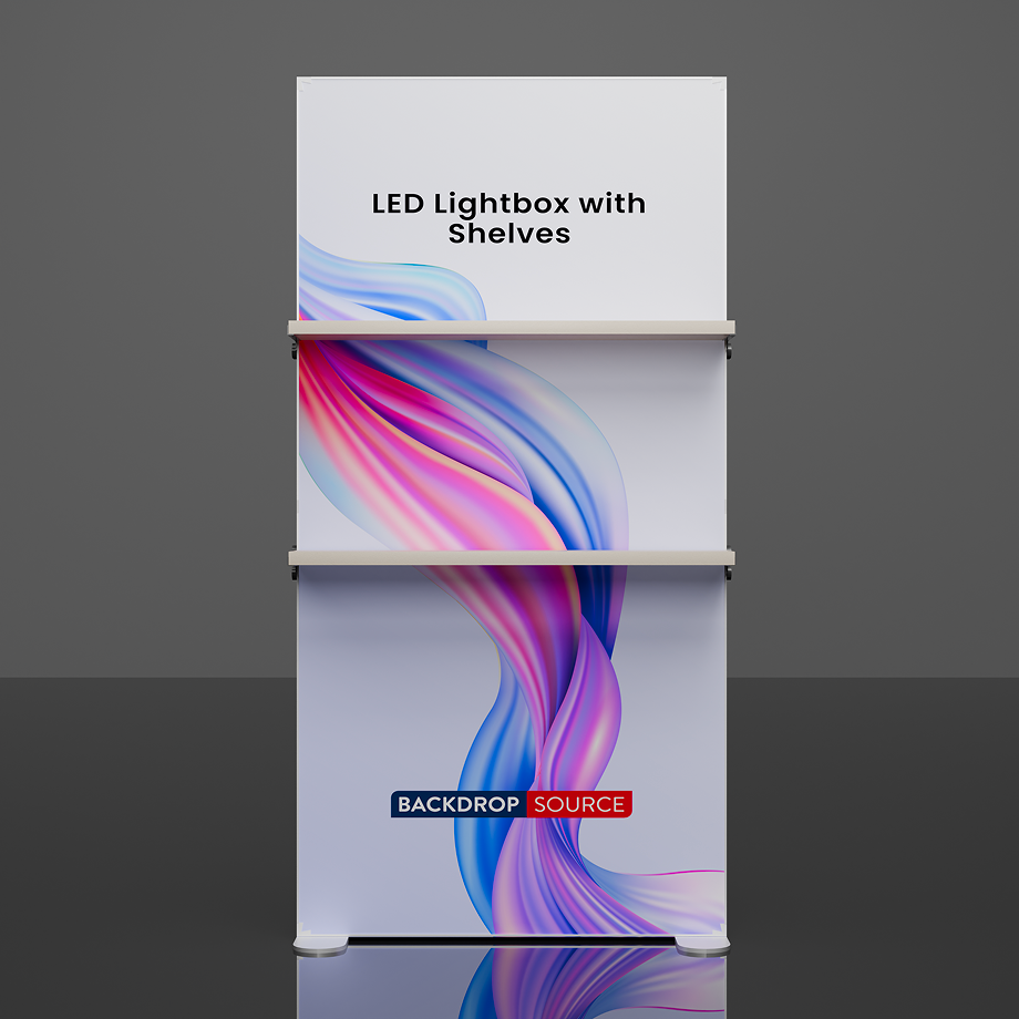 Caja de luz LED SEG con estantes