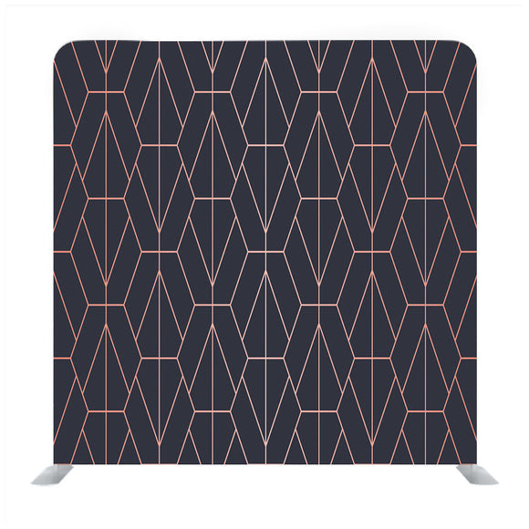 Geometric Copper Pattern Media Wall - Backdropsource