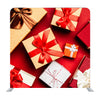 Gift Boxes On Red Background Backdrop - Backdropsource