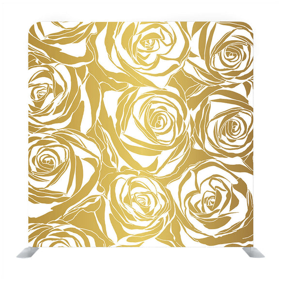 Gold Elegant Background Rose Media Wall - Backdropsource