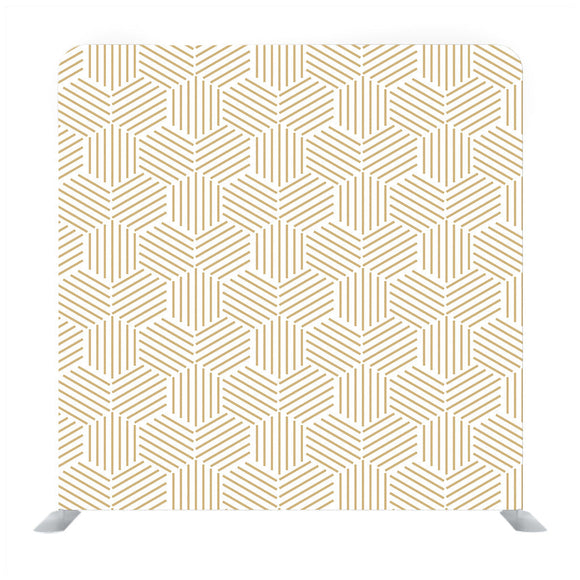 Gold and White Stripped Hexagon Backdrop - Backdropsource