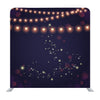 Golden Glowing Lights and sparkle stars on Dark Background Backdrop - Backdropsource
