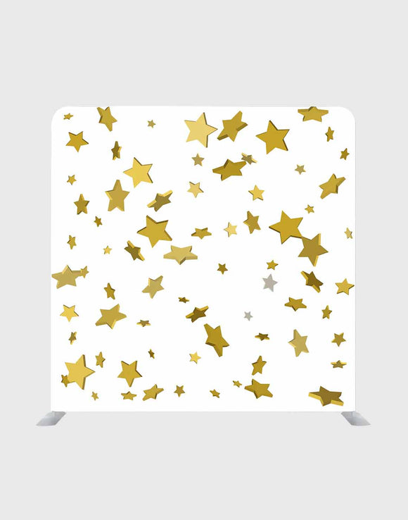 Fondo con patrón de estrellas doradas