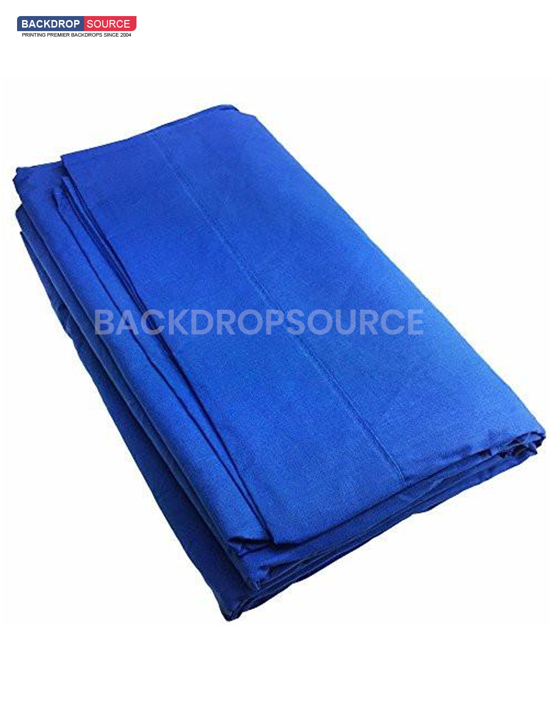 Fondo fotográfico de muselina pura resistente - Azul croma