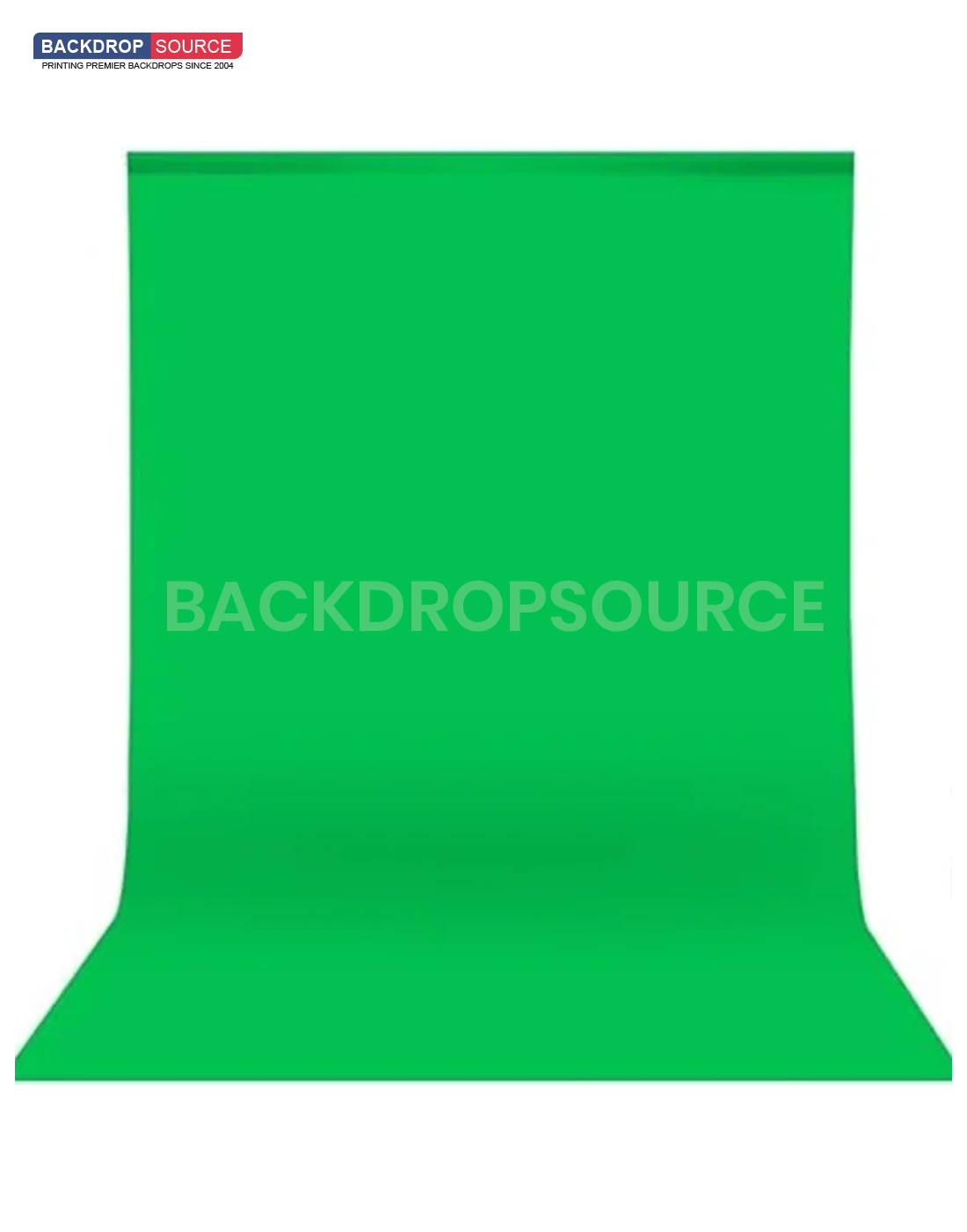 Fondo fotográfico de muselina pura resistente - Verde Chroma
