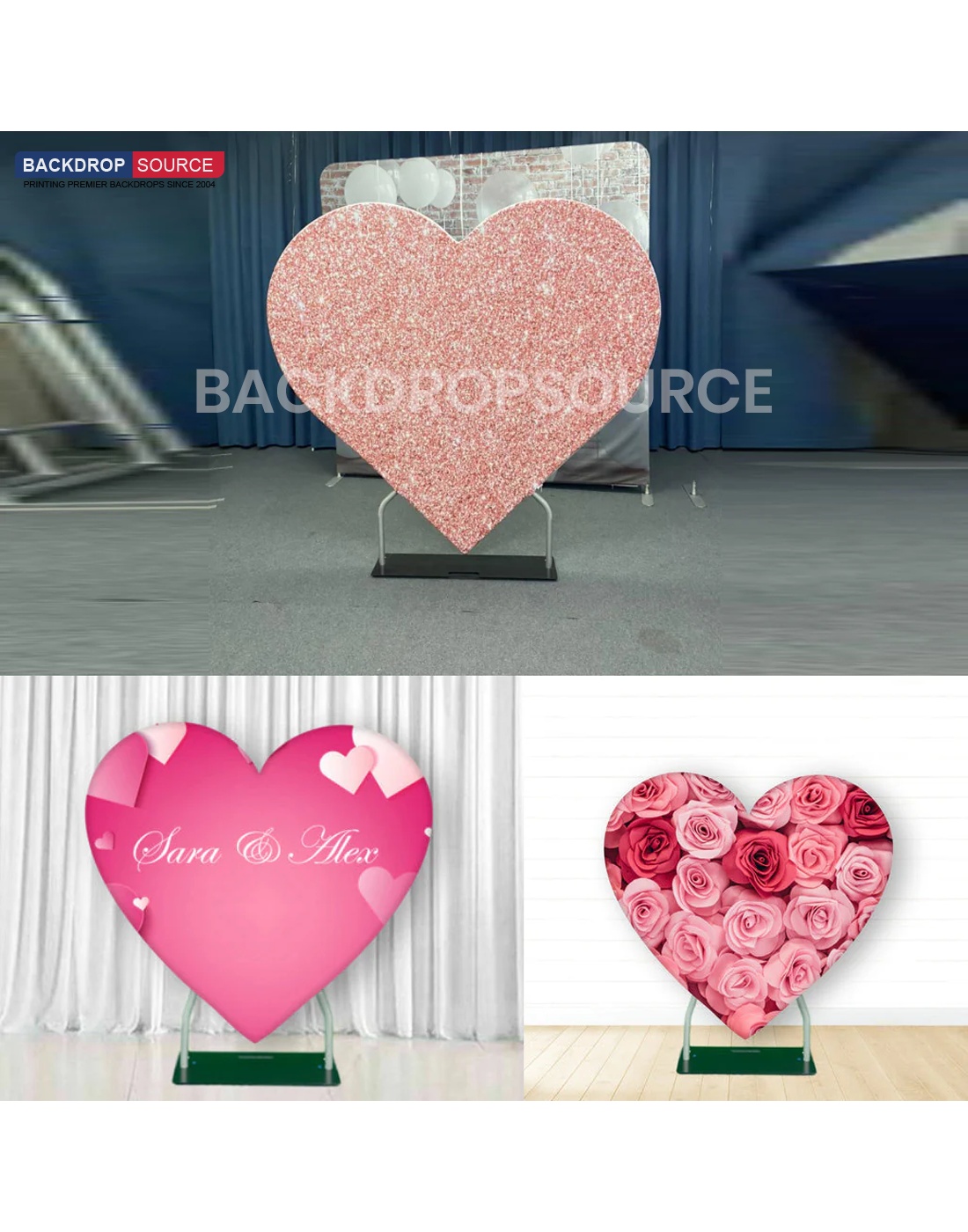 Fondo de soporte de corazón