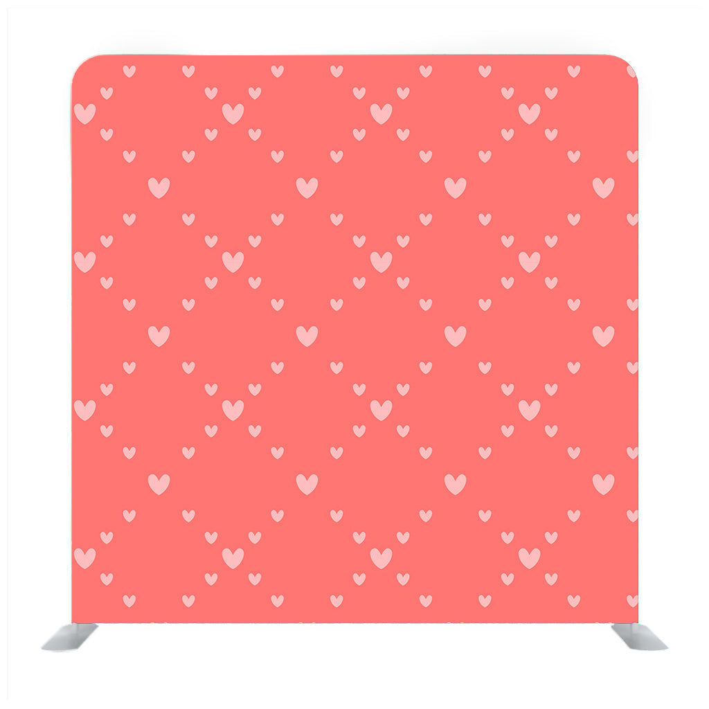 Heart bubbles design with pink background Backdrop - Backdropsource