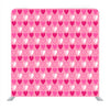 Hearts Pink White Pattern Backdrop - Backdropsource