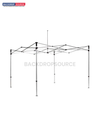 Carpa con dosel personalizada de alta resistencia (3 m x 3 m)