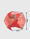 Recinto hexagonal para stand de Vogue