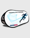 Banners emergentes horizontales (impresos a doble cara)