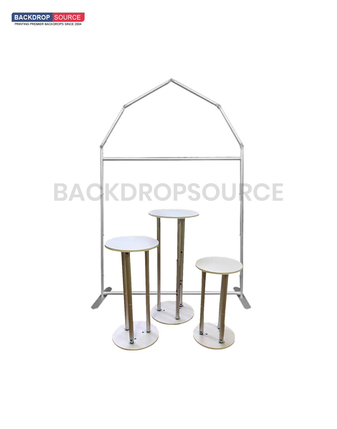 Casa de pie con pedestal
