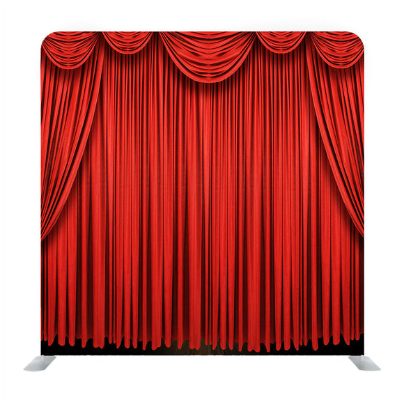 Large Red Curtain Stage Background Media Wall - Backdropsource