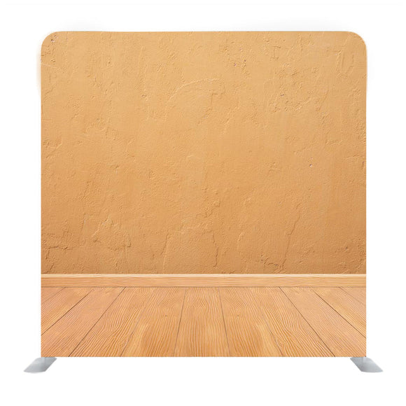 Lite Orange Wall And Floor Surface Media Wall - Backdropsource