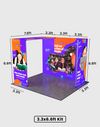 Expositor plegable retroiluminado SEG - Modelo 2