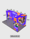 Expositor plegable retroiluminado SEG - Modelo 17