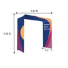 Square shape Tension Fabric Display Arch - Backdropsource