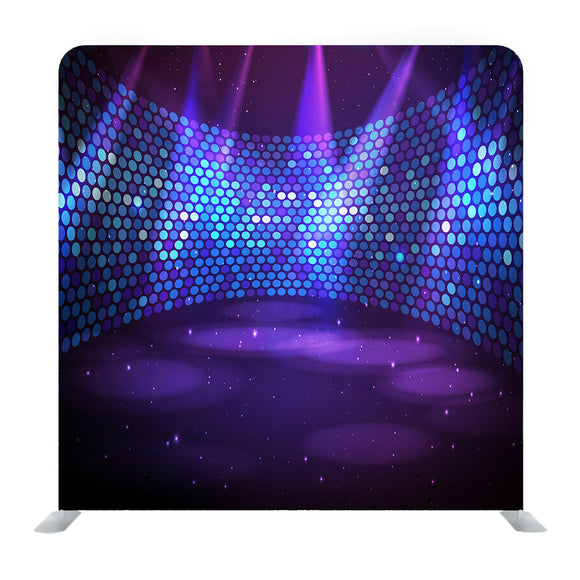Modern Design With Rectangles In Abstract Style Lights Media Wall - Backdropsource