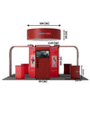 Kits de stand modular de 20 pies x 20 pies - Modelo 06