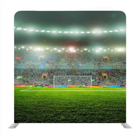 National Arena Stadium Full With Crowd Of Hooligans During a Match Background Media Wall - Backdropsource