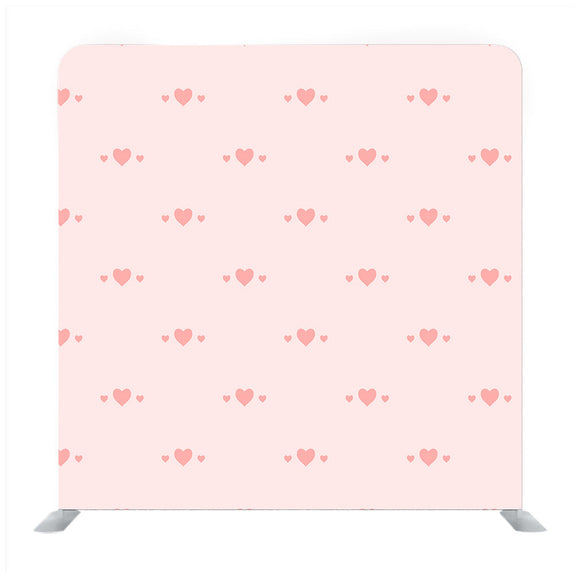 Pattern of Pink Hearts Media wall - Backdropsource
