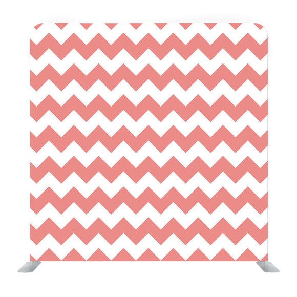 Pink And White Zig Zag Pattern Media wall - Backdropsource