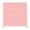 Pink background with baby pink and white heart pattern Media wall - Backdropsource
