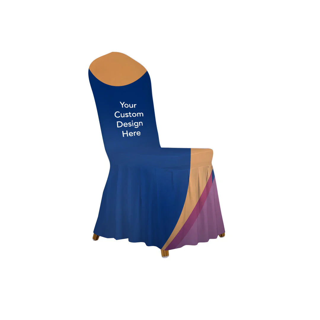Funda plisada para silla de banquete