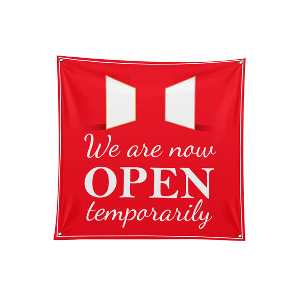 Temproary Hour Fabric Banner - 01 - Backdropsource