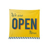 We are Open / Closed Fabric Banner - 01 - Backdropsource