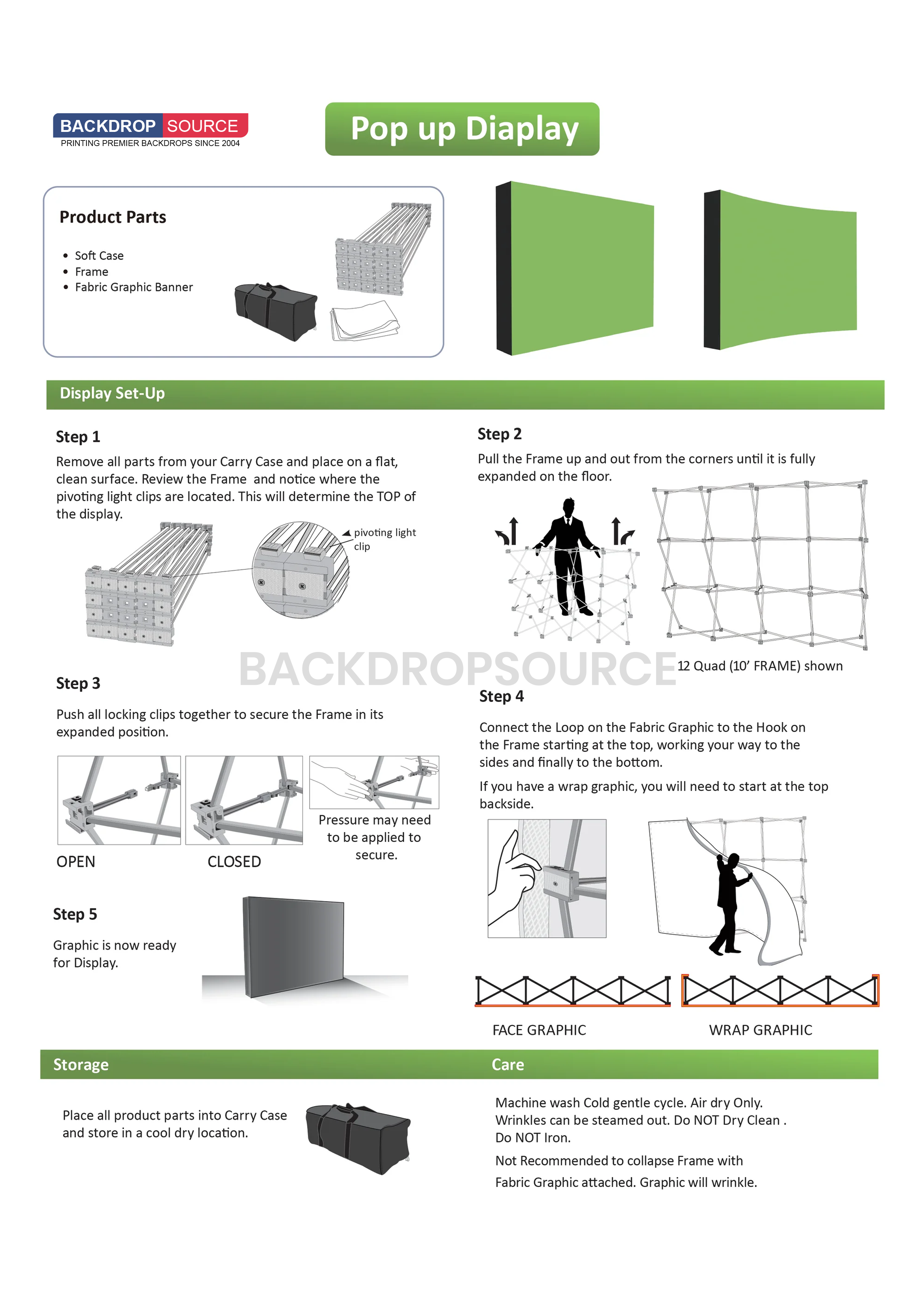 Pared multimedia curva emergente con velcro