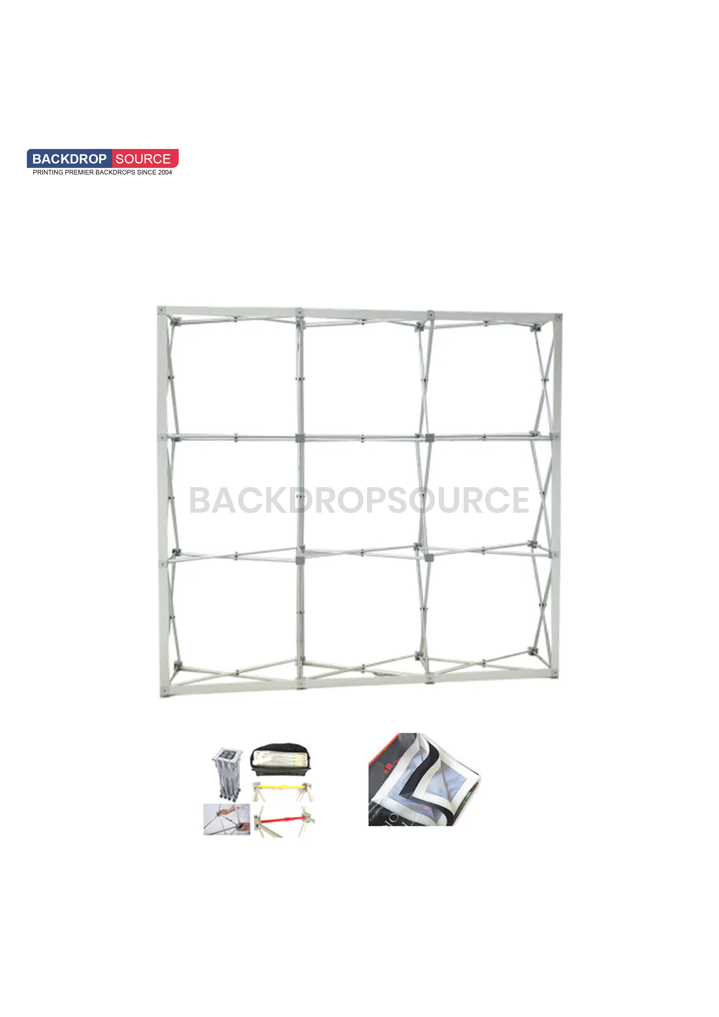 Kit de pared trasera recta emergente con luces de sujeción