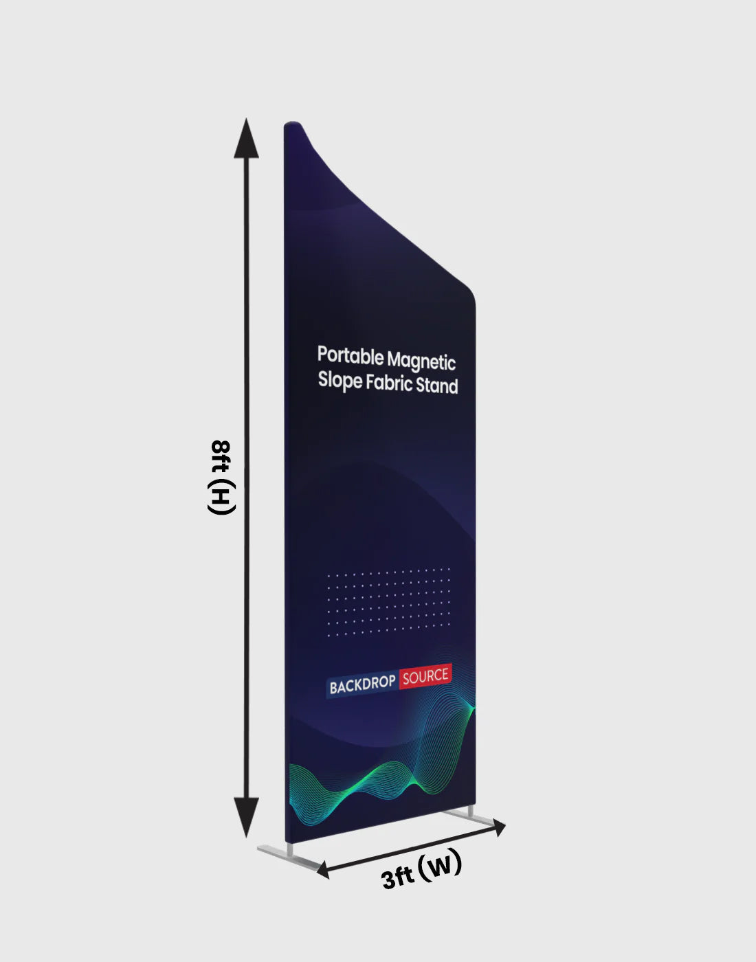 Portable Magnetic Slope Fabric Stand