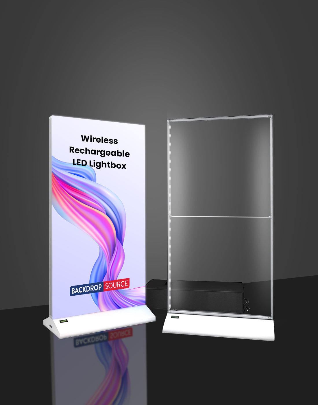 Caja de luz LED recargable inalámbrica