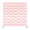 Red Tiny Heart Pattern  with White Background Media wall - Backdropsource