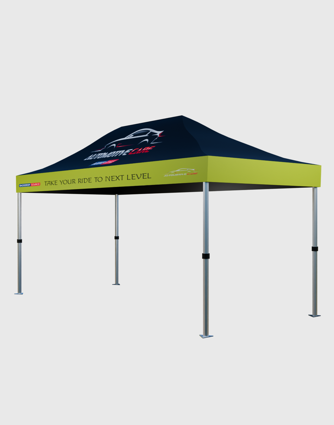 Carpa con dosel personalizada de alta resistencia (4,5 m x 3 m)