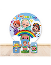 Pre Designed Round Backdrop Kits with Counter for Birthday Parties & Event