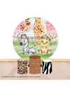Pre Designed Round Backdrop Kits with Counter for Birthday Parties & Event