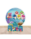 Pre Designed Round Backdrop Kits with Counter for Birthday Parties & Event