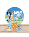 Pre Designed Round Backdrop Kits with Counter for Birthday Parties & Event
