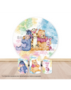 Pre Designed Round Backdrop Kits with Counter for Birthday Parties & Event