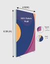 Pared multimedia de tela SEG - 1,2 m x 2 m